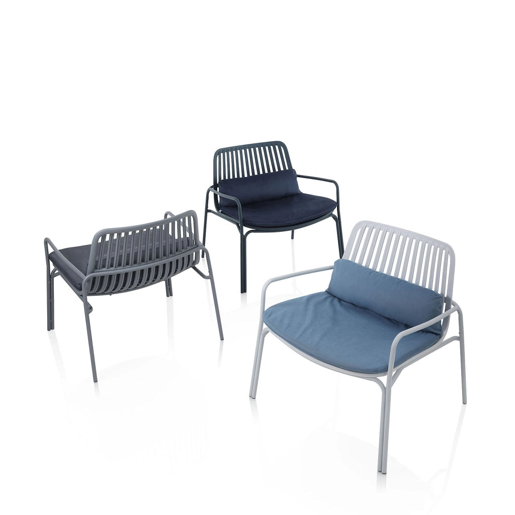 Set 2 Sedie da interno/esterno AGNES blu