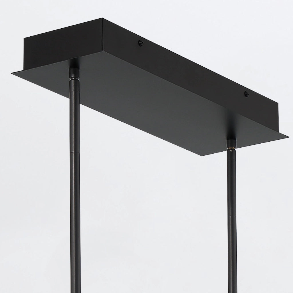 Sospensione LED Inizio Quintiesse 123cm nera 86W dimmerabile