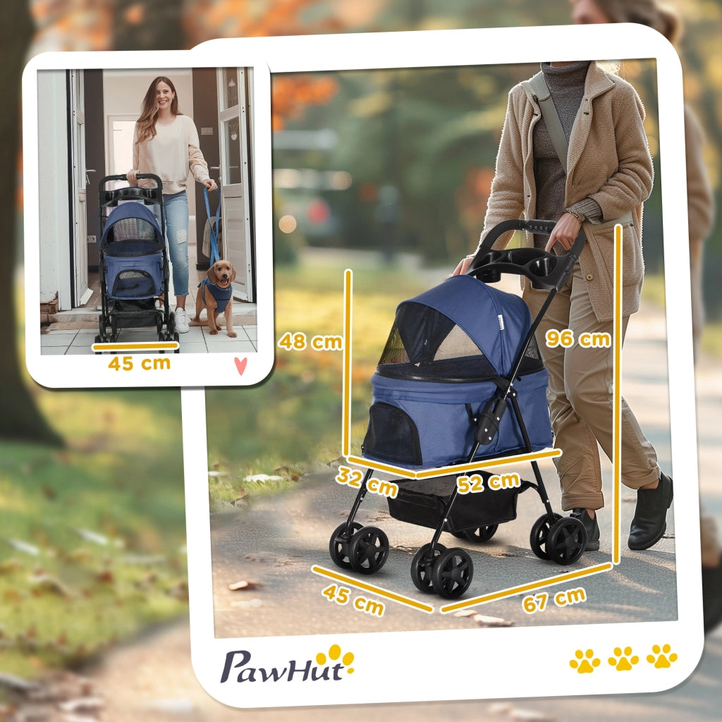 Carrello per Cani ¨C zephmum ¨C 67x45x96 cm Azul
