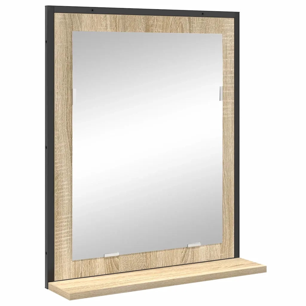 Set di mobili per il bagno 3 pcs Marrone Legno multistrato