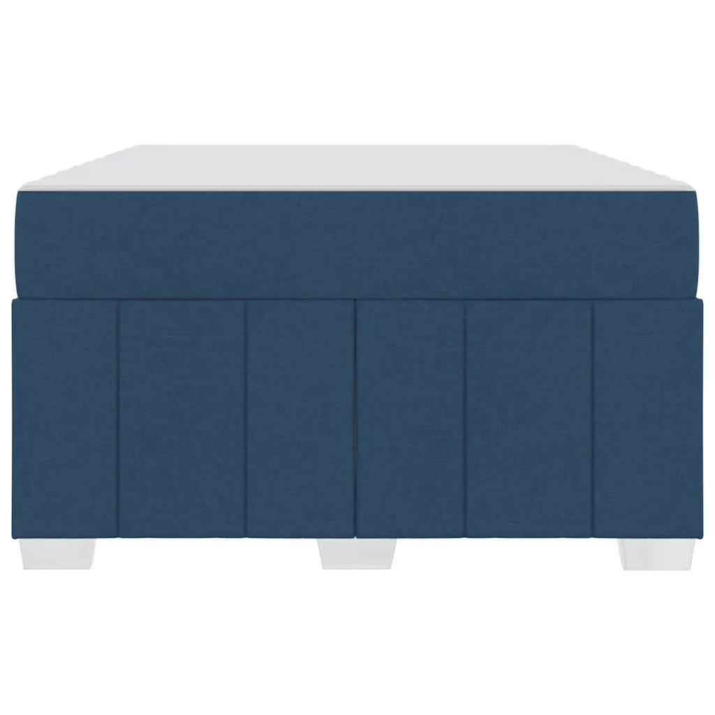 Struttura del letto con materasso Blu 120 x 200 cm Tessuto 3398285