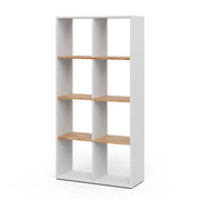Vicco Scaffale Rovere bianco/dorato 143 x 72 cm