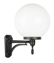 Applique da esterno globo 30 cm E27 nero IP43 SU-MA