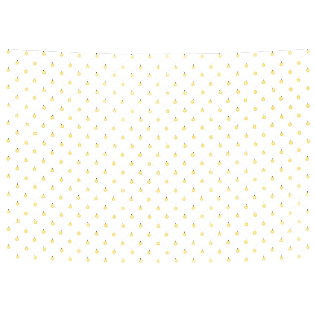 Luci di Natale Rete Bianco Caldo 3x3m 306 LED Interni Esterni CFW8586182