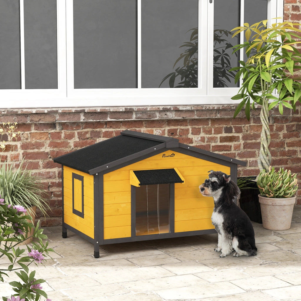 Casetta per Cani ¨C Minimal ¨C Legno Naturale 97x72x65 cm