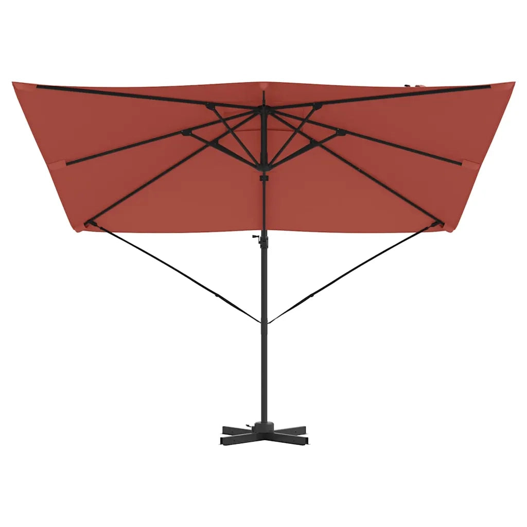 Parasol Roma Rosso 286 x 284 x 265 cm Alluminio e Poliestere 42003342