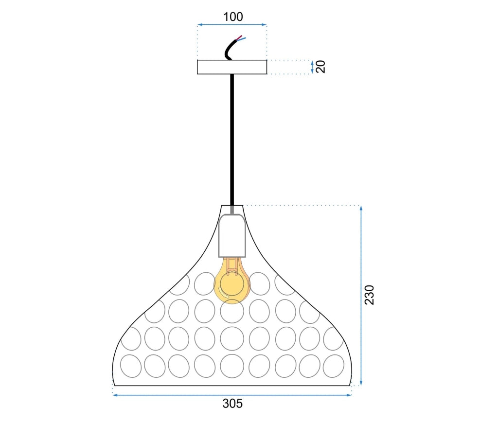 Lampada Da Soffitto Rispecchiata Silver APP272-1CP