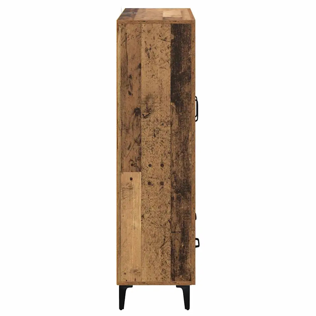 Credenza | Madia | Buffet da pranzo | Armadio da pranzo con cassetto Legno vecchio 70 x 31 x 115 cm