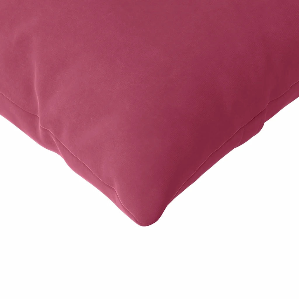 Cuscini da Divano 2 pz-Set di 2 Cuscini per Sofa Rosso Vino 145 x 40 cm Tessuto in Cords