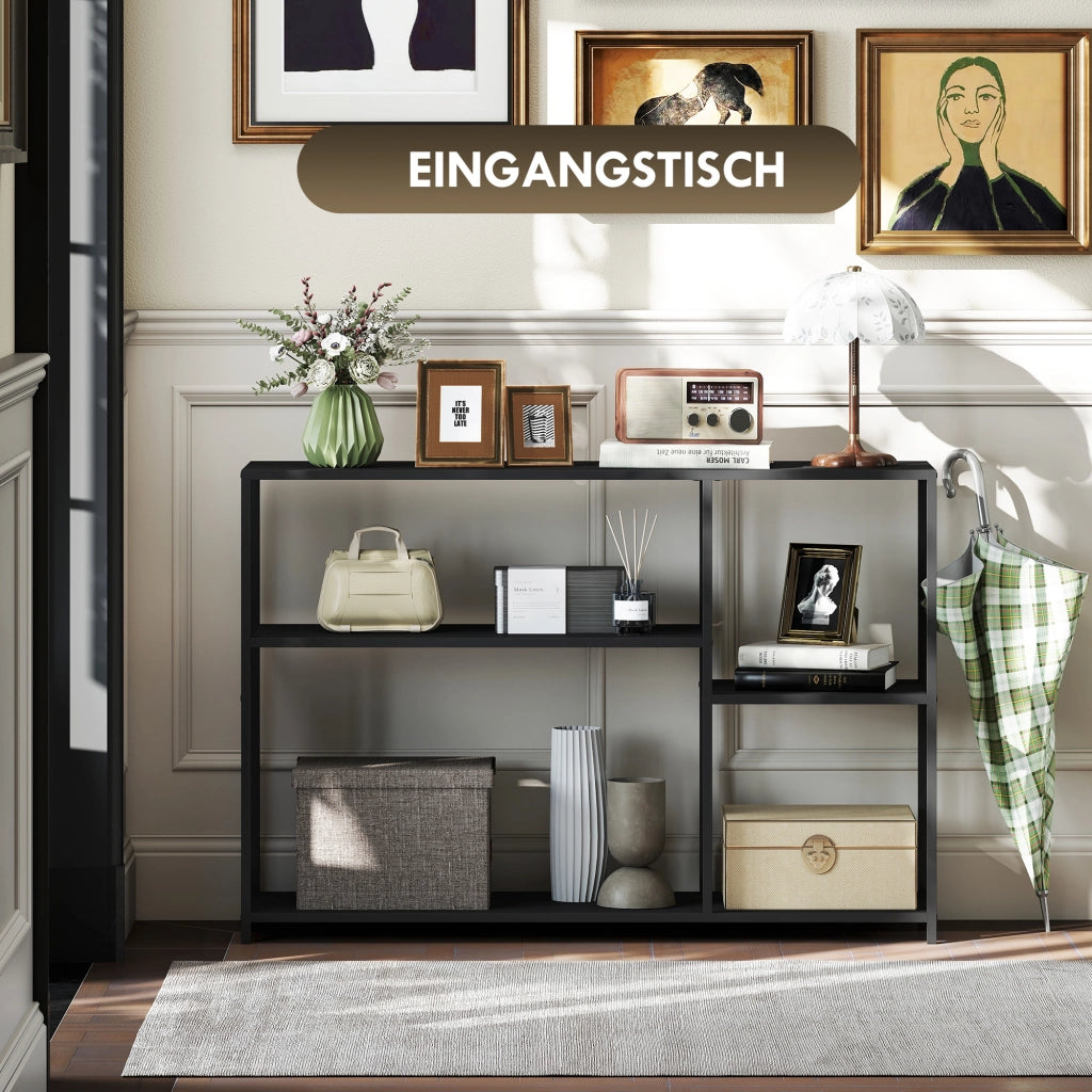 Tavolo console 4 livelli ¨C Minimal ¨C nero metallo