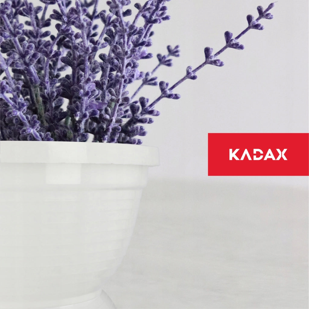 Vaso da fiori in plastica KADAX per cimitero, ideale per crisantemi, 20 cm.