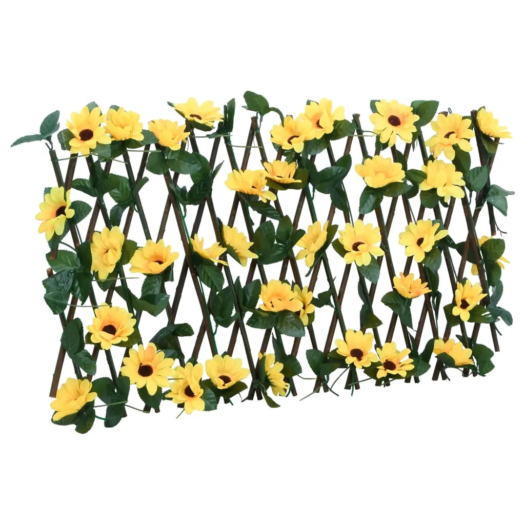 Traliccio Edera Artificiale Espandibile 5pz Giallo 180x20 cm 366597