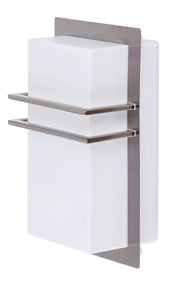 Applique esterna moderna Seattle E27 cromo satinato Rabalux