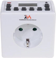 Timer digitale per interruttore - settimaniere 7 giorni - timer a commutatore 16 A - 10 programmi - 3600 W nero