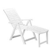 POLTRONA PIEGHEVOLE 'ARIZONA' cm 60x108x109h - Col. Bianco - PRO GARDEN