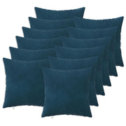 Federa 12 pcs HEERLEN Blu 50 x 50 cm Velluto 910785