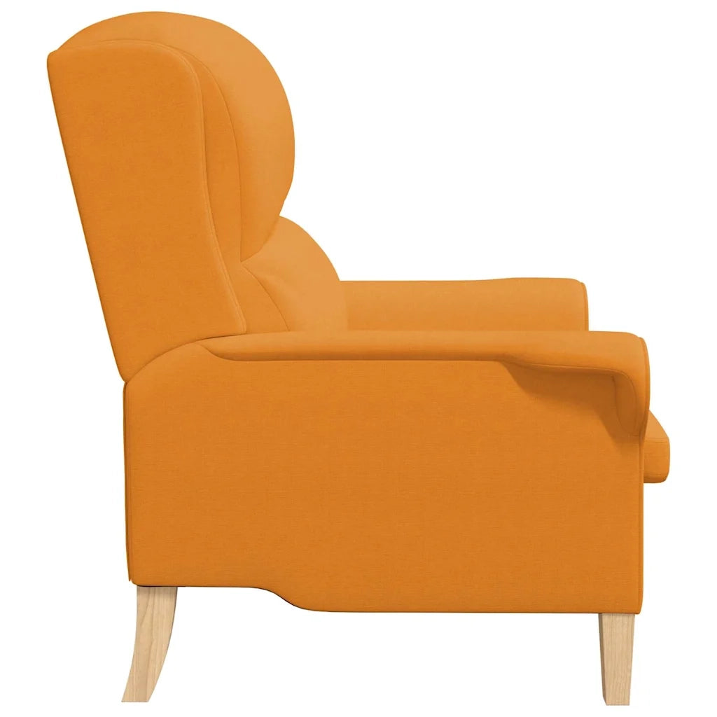Poltrona | Sedia Relax Giallo scuro Tessuto