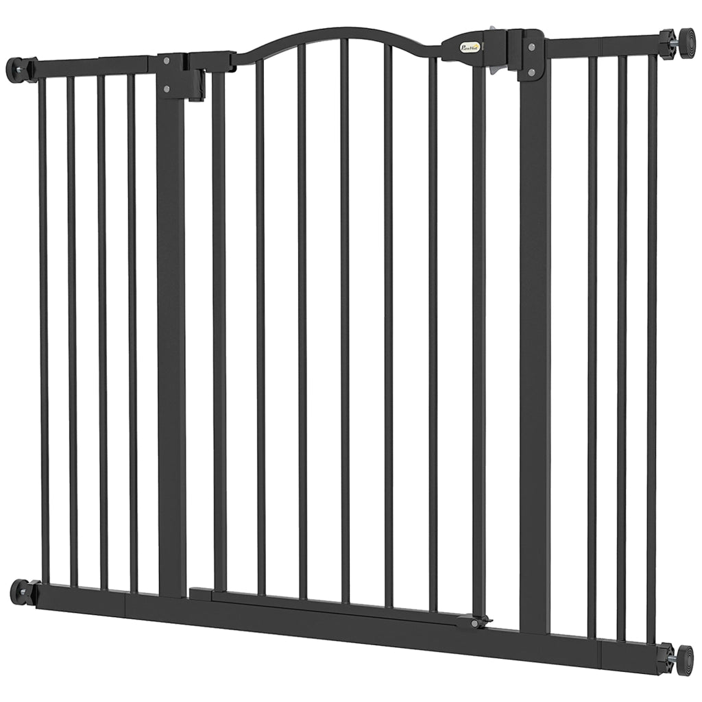 Barriera di Sicurezza per Cani Aggiustabile ¨C zephmum ¨C Nero 74-100 cm