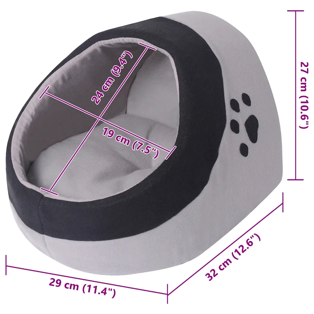 Cuccia per Gatti Grigio e Nero M CFW3782003