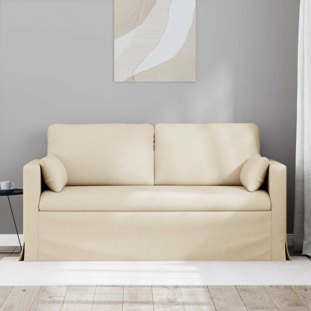 Divano Crema 158 x 78 x 80 cm Tessuto 42024367