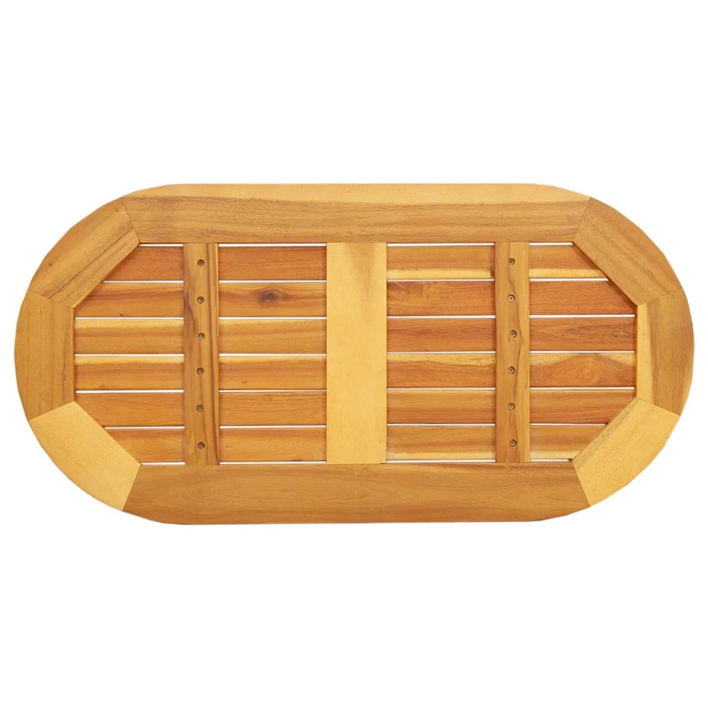 Piano del tavolo Olio Naturale 80 x 40 x 2 cm 4108098