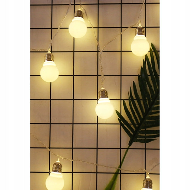 Ghirlanda LED a Batteria 20x – Luce Calda Gialla | 3m, 20 LED, 1.2W | Decorazione per Casa e Giardino, Feste, Natale