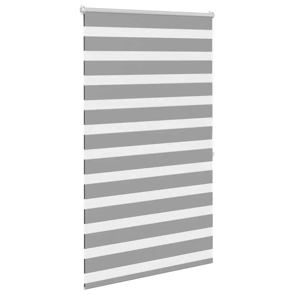 Tenda a rullo | Tenda avvolgibile zebra 100,9x175 cm Larghezza tessuto 96,7 cm grigio