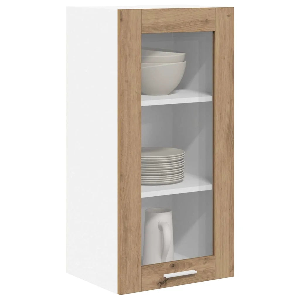 Armadio pensile | Mobile da Cucina 2 pz Rovere artigianale 40 x 31 x 80 cm