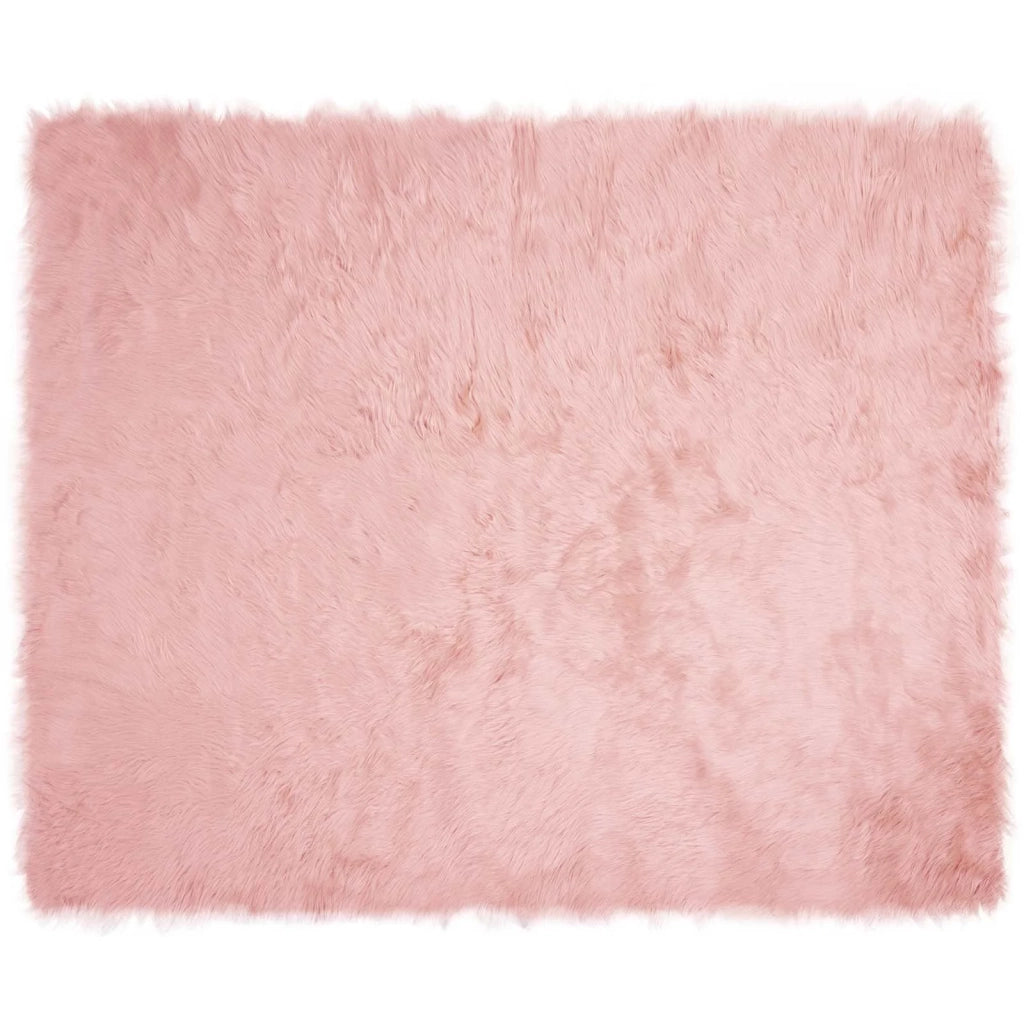 Tappeto in finta TAFALLA | Tappeto del soggiorno Rosa 200 x 280 cm Poliestere