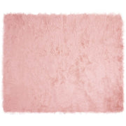 Tappeto in finta TAFALLA | Tappeto del soggiorno Rosa 200 x 280 cm Poliestere
