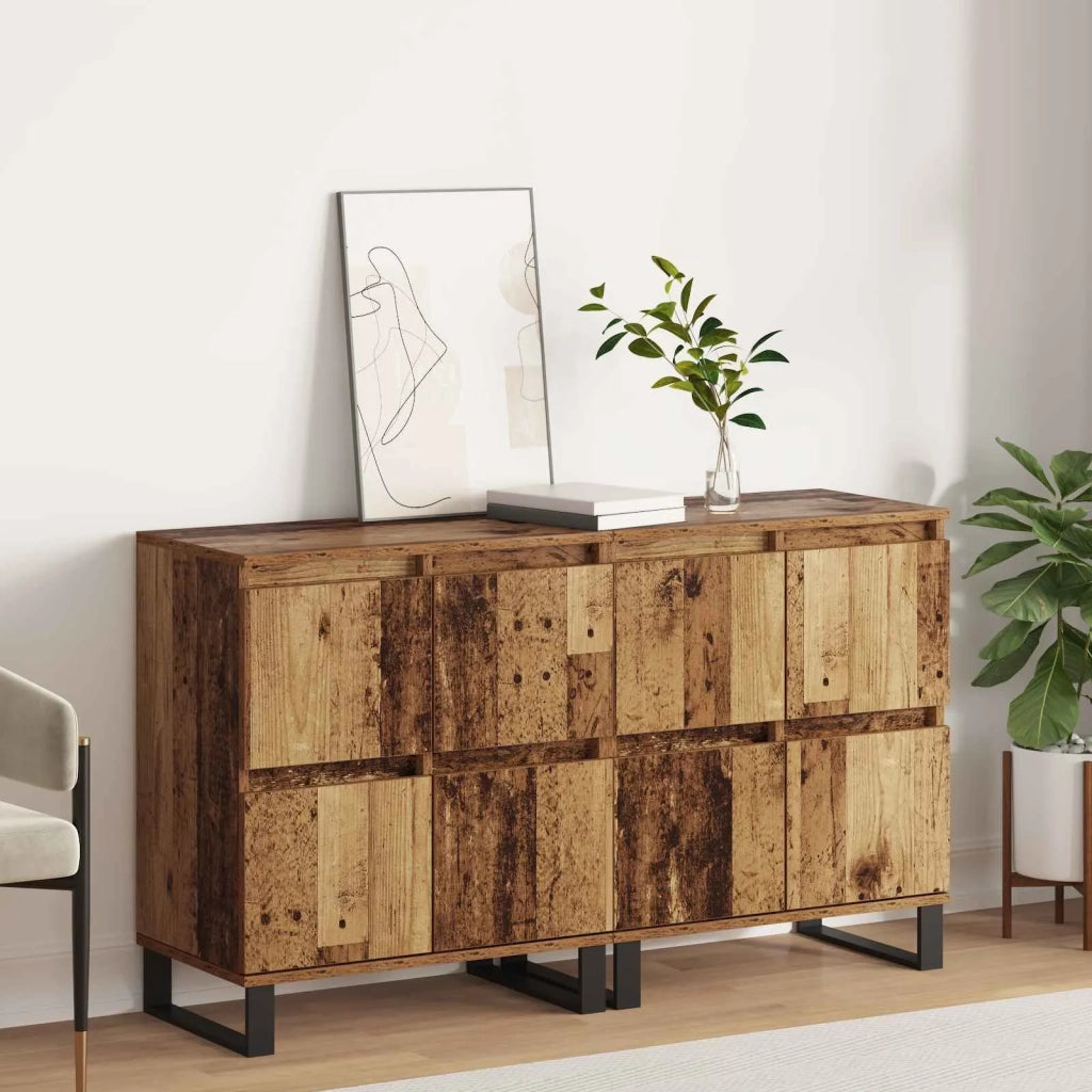 Credenza 2 pcs Legno vecchio 60 x 35 x 70 cm 3394545