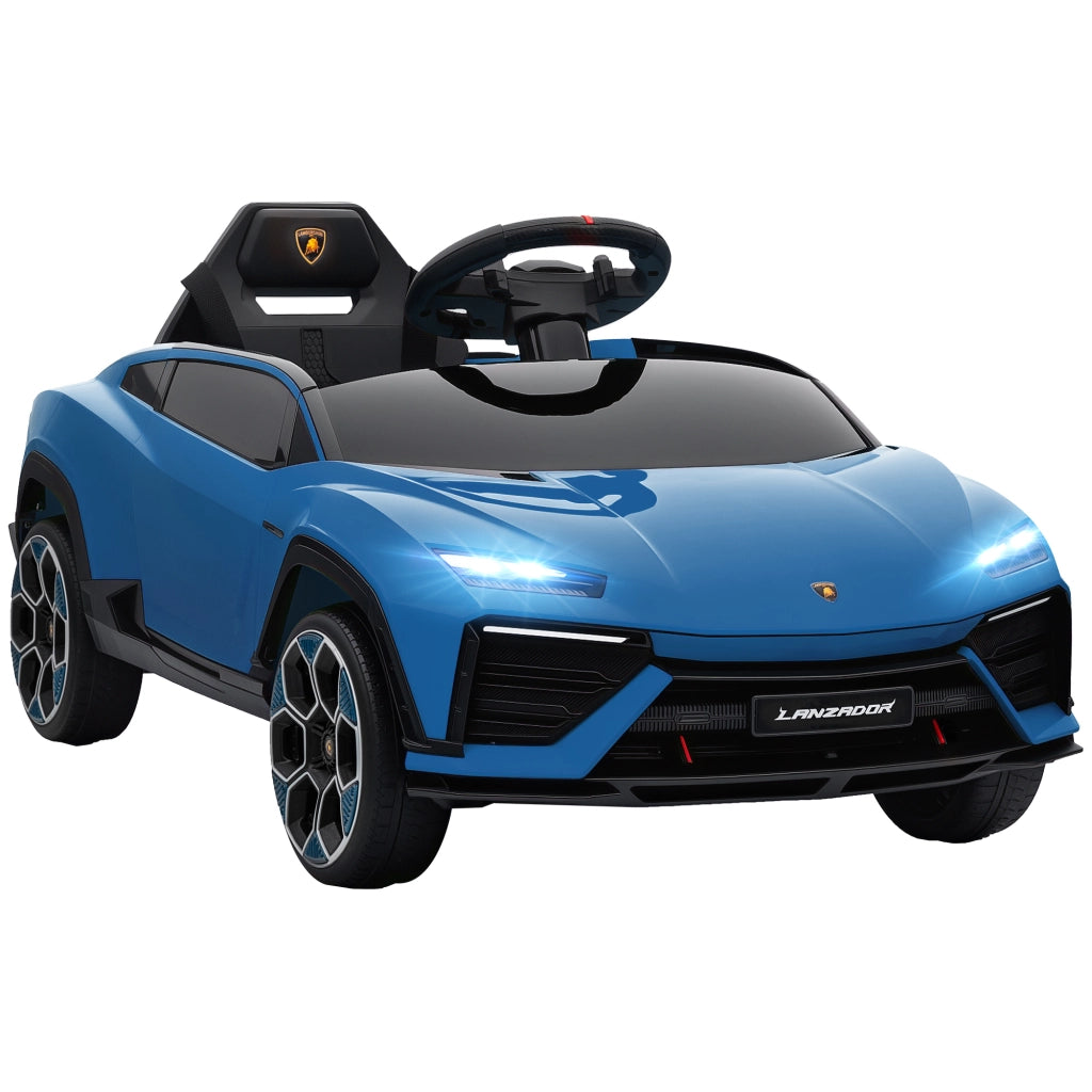 Auto elettrica per bambini ¨C zephmum ¨C Blu, 12V, telecomando