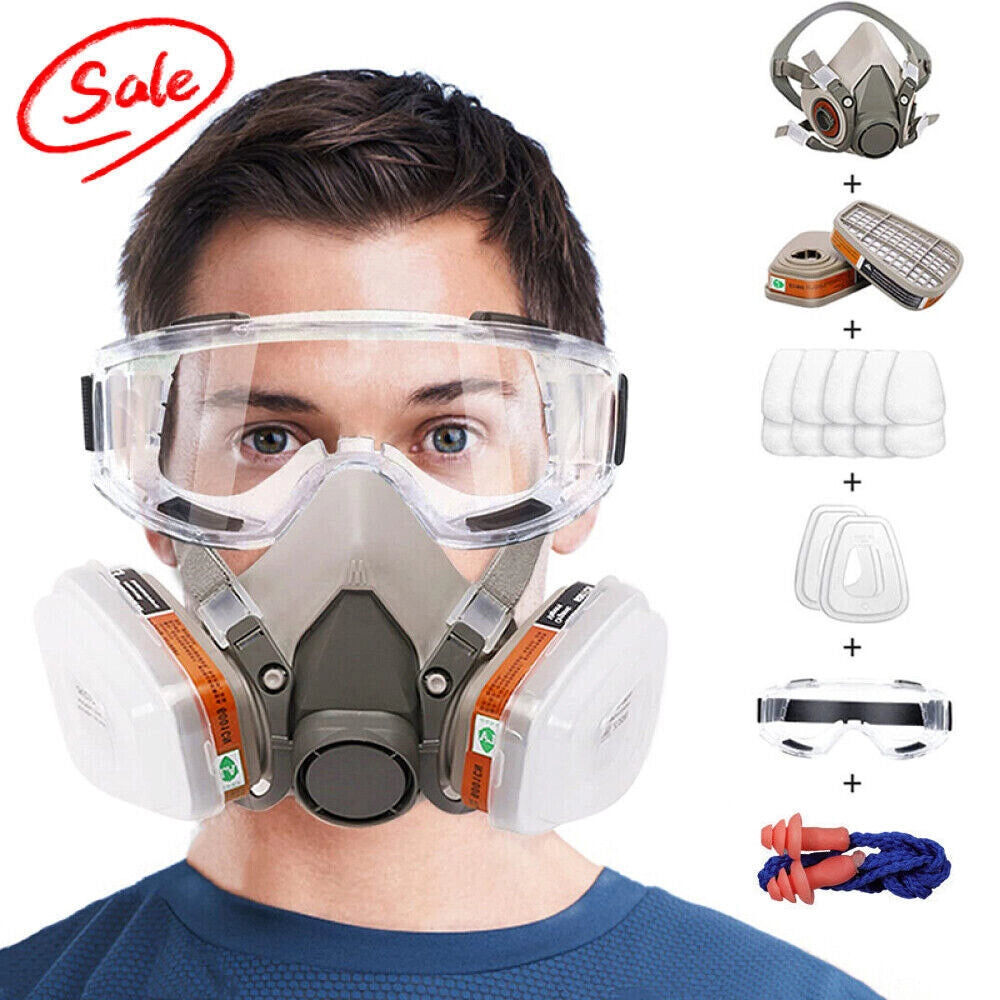 Maschera antigas con filtro spray protezione chimica ¨C Minimal ¨C 6200