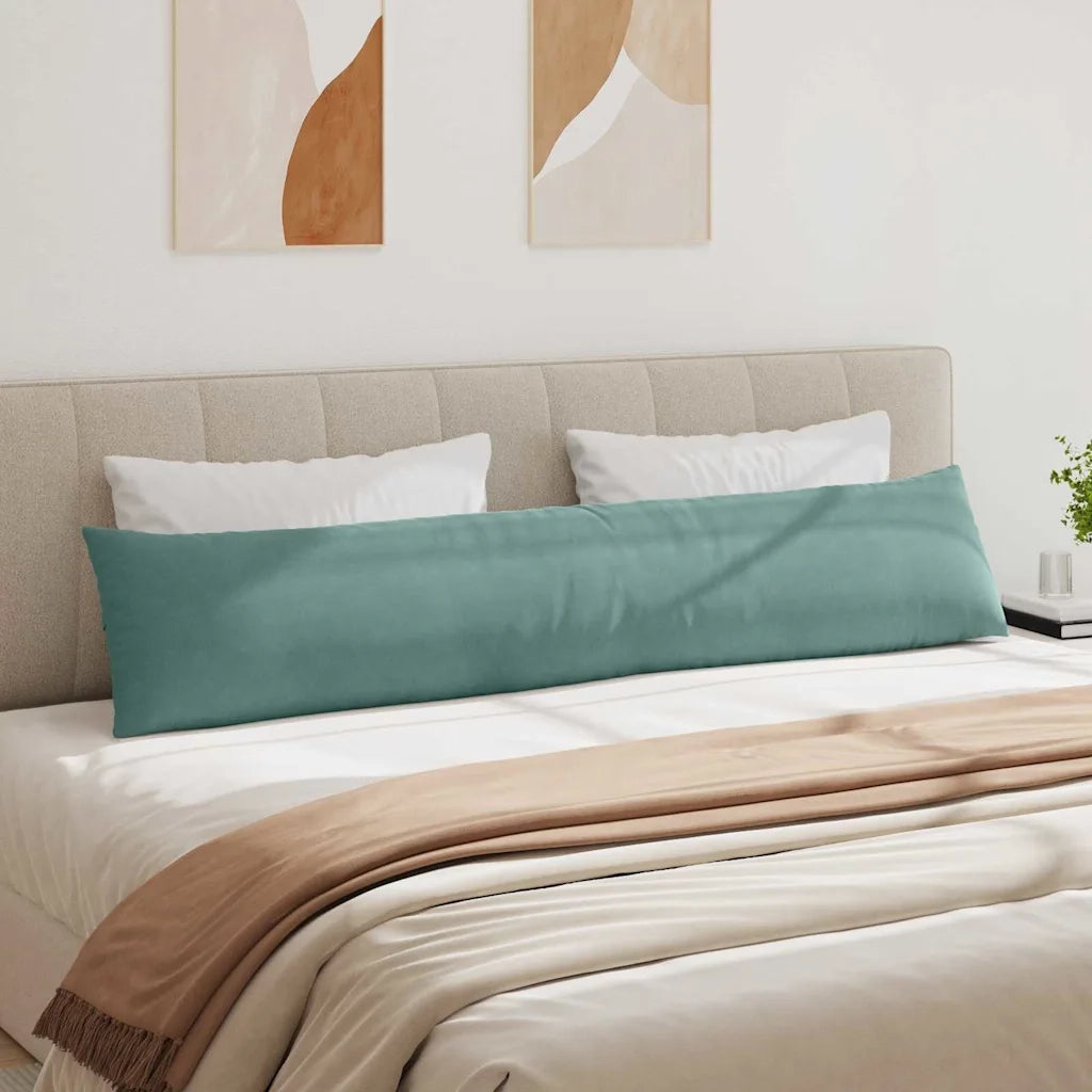 Cuscini da Divano 2 pz | Cuscini per sedie Verde Mare 200 x 40 cm Tessuto in Cords