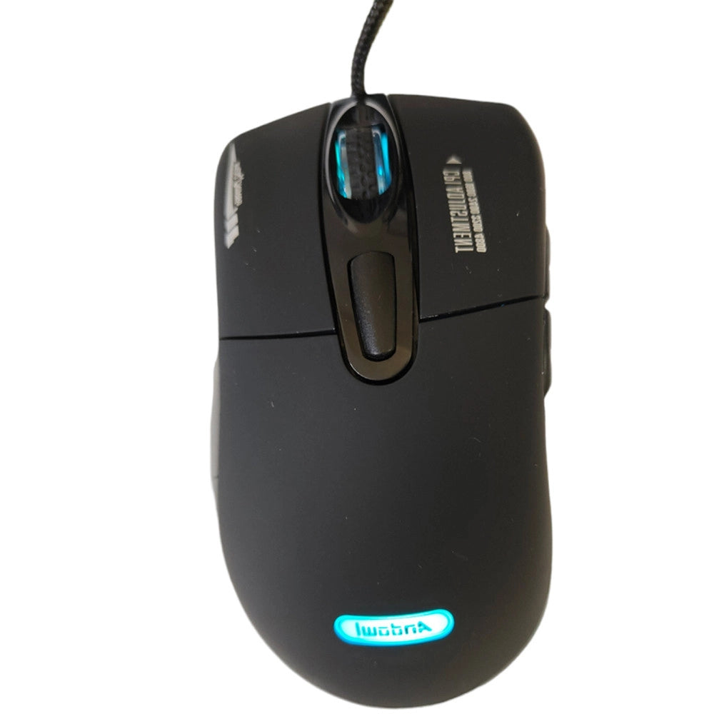 Trade Shop - Mouse Gaming Led Per Pc Notebook Laptop Dpi Regolabile Filo Usb Ottico Q-t144 -