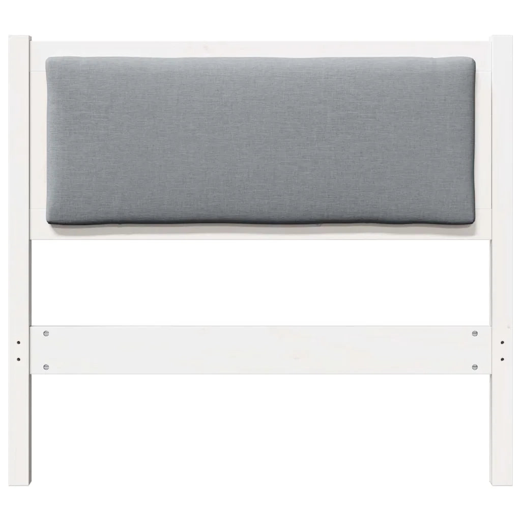 Testiera Altro Bianco 100 cm Legno di pino massello 878973