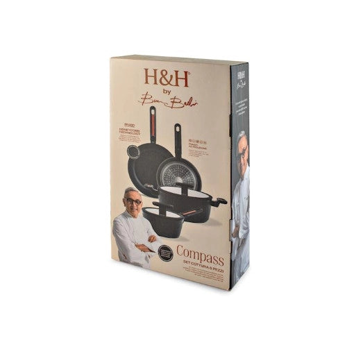 Batteria 6 pezzi compass bruno barbieri