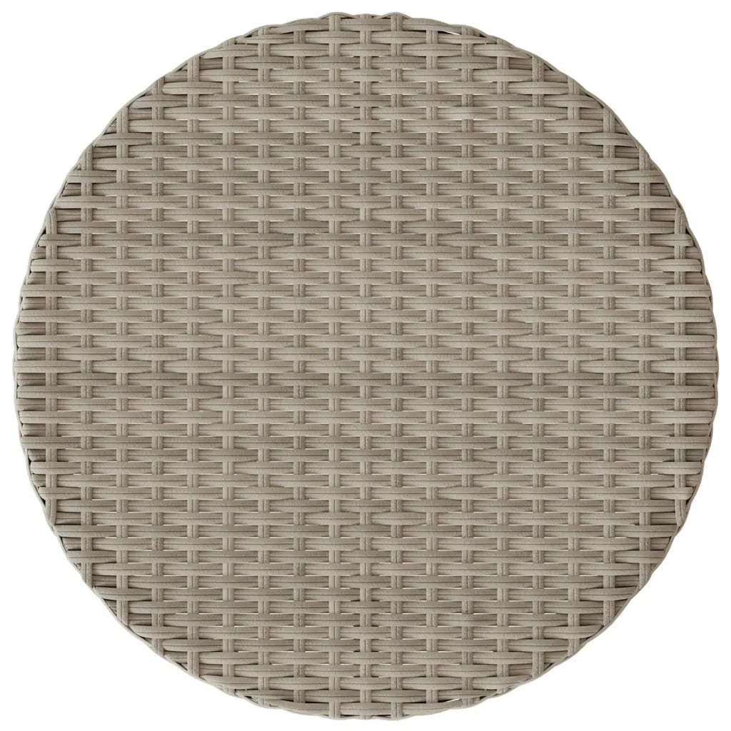 Set da Bistrò 3 pz con Cuscini Grigio Chiaro in Polyrattan 365230