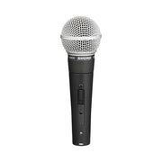 Microfono a filo shure sm58se sm58 con interruttore black e silver bla