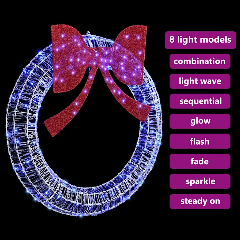 Ghirlanda con 150 LED Blu 120 cm Acrilico 42019131