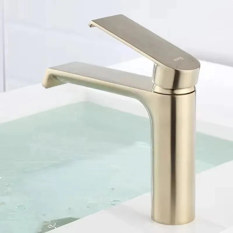 Rubinetto Da Lavabo Rea Hass Gold Low