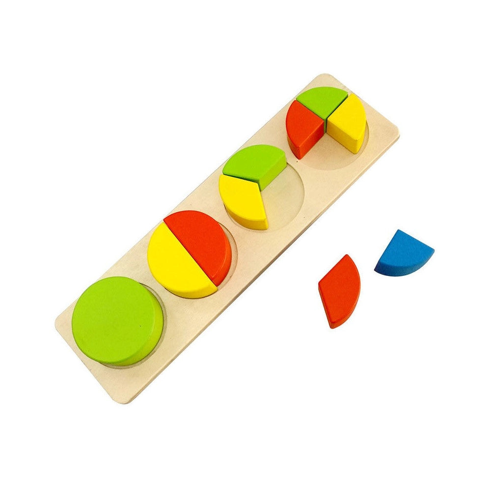Trade Shop - Puzzle Gioco 3d In Legno Educativo Bambini Forme Geometriche Montessori -