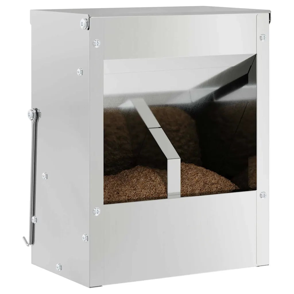 Mangiatore per conigli Argento 20 x 12,5 x 25 cm 874590