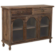 Credenza in legno con 2 cassetti e 3 ante 120x38x90