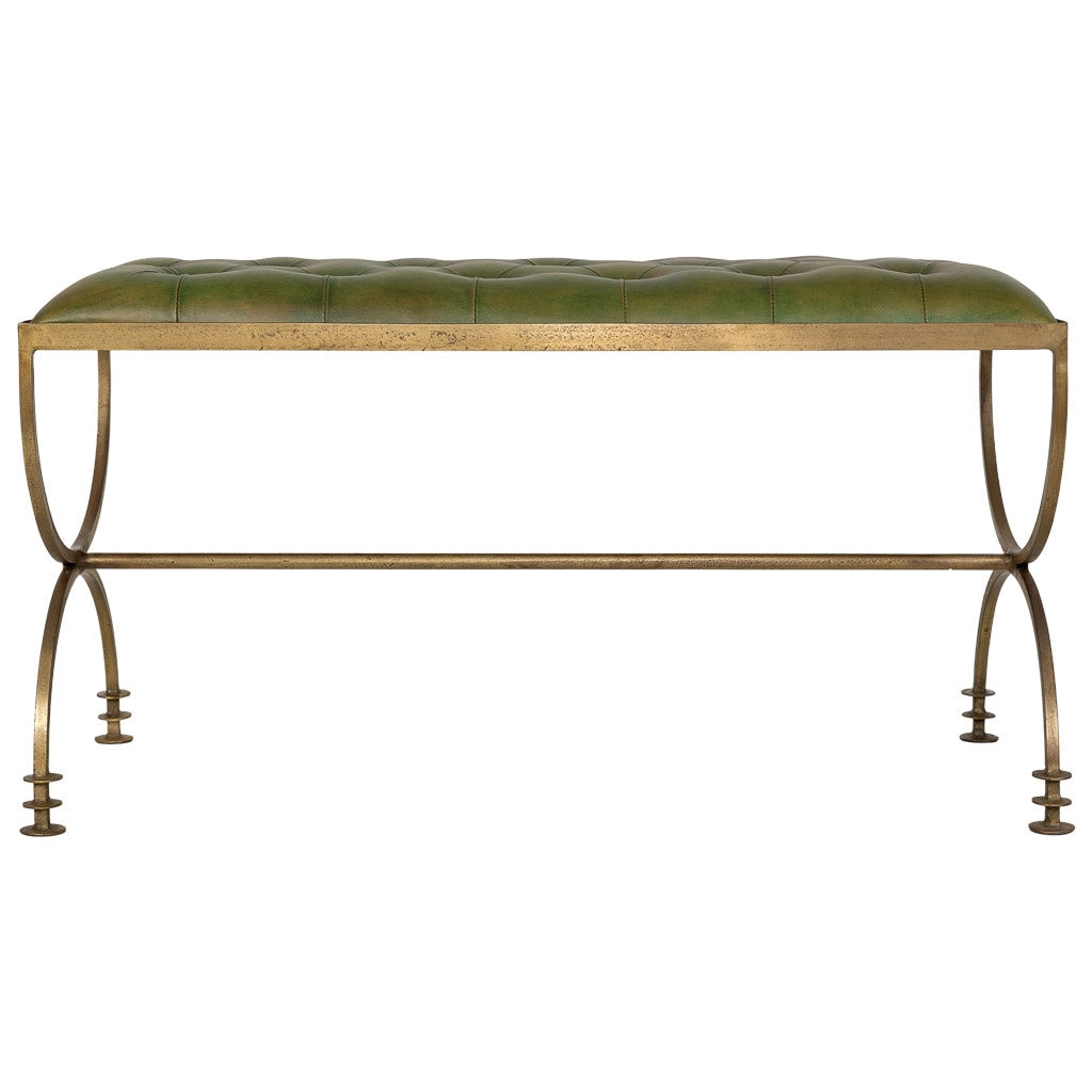 Panca in pelle nera 88x38x48h cm