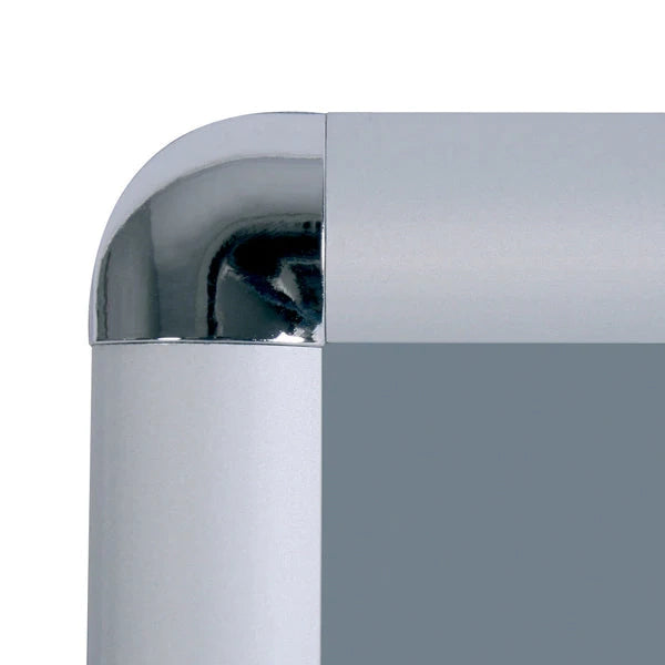 Porta Comunicazioni con Cornice A4 NERA - Bifacciale Alluminio