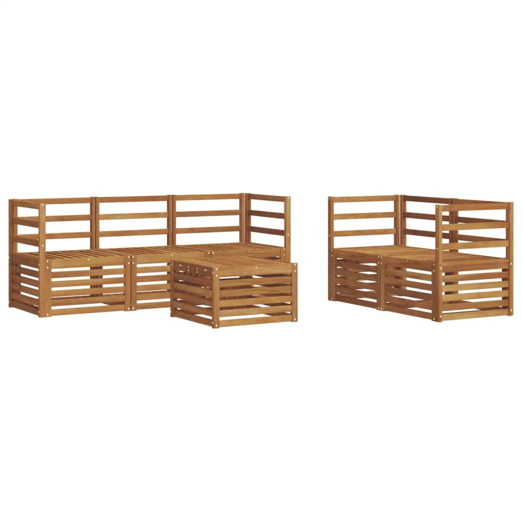Set divani Legno di Acacia Massello 3374349