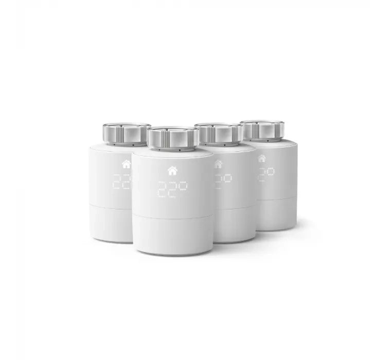 TADO¬∞ Valvola termostatica smart x4. Valvola aggiuntiva.  Controllo tramite app. Impianto centralizzato