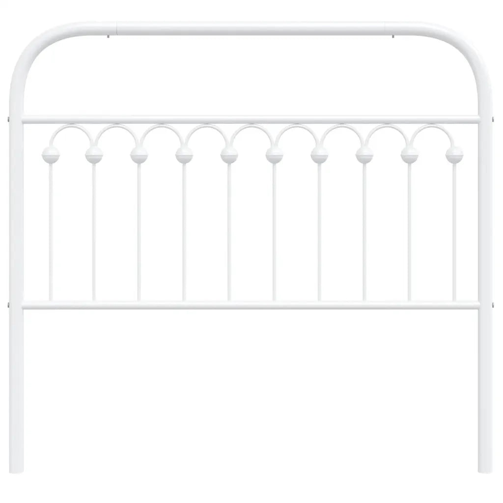 Testiera di Ricambio in Metallo Bianco 107 cm 376679