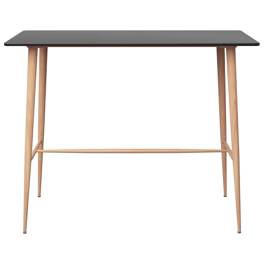 Set da Bar 7 pz Nero e Grigio 3057478